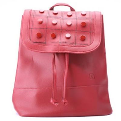 First Lady 9379 High Quality Synthetic Leather PU Fashion Backpack For Women Wine