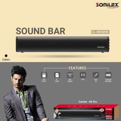 Sonilex  Sl bs932fm Deep Bass Pro Series Thunder Mini Wireless Speaker