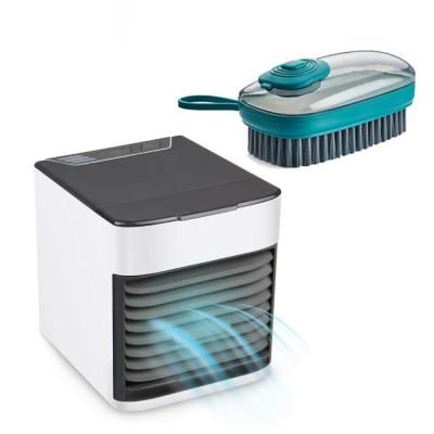 2 in 1 Bundle Offer Elony Air Cooler and Multifunctional Hydraulic cleaning brush, Assorted Color