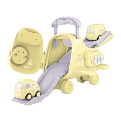 Chengmei Toys Airplane Track World Sun Series With Music Tracks And Light, Yellow, CLM-A9
