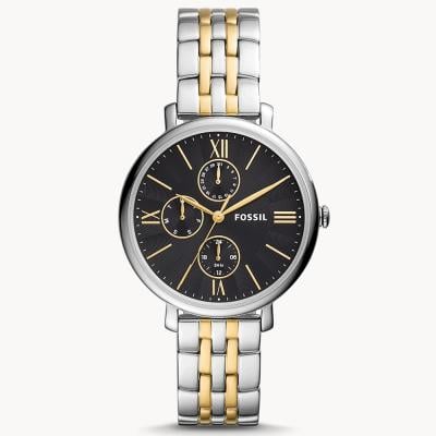 Fossil Jacqueline Multifunction Two Tone Stainless Steel Watch