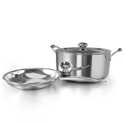 Delici DTKS3P Tri Ply Stainless Steel 3 Pcs Set