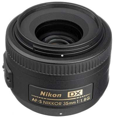Nikon AF-S DX Nikkor 35MM f/1.8G Lens for Nikon DSLR Cameras, Black
