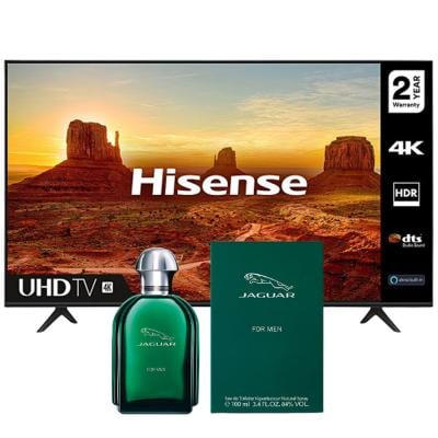 Hisense 50A7100F 50 Inch 4K HDR Ultra HD Smart TV And Get Jaguar Green Edt 100ml For Men for free