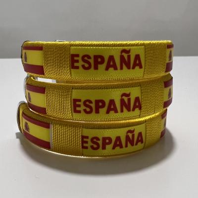 Set of 3 Spain Football Wristband