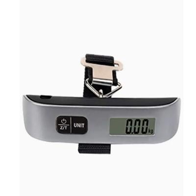 Digital Electronic Luggage Scale Silver Black