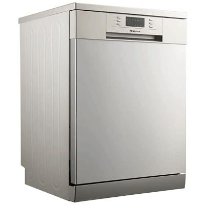Hisense Dishwasher 14 Place Settings and 6 Programs With Eco Colour Silver Model  H14DS
