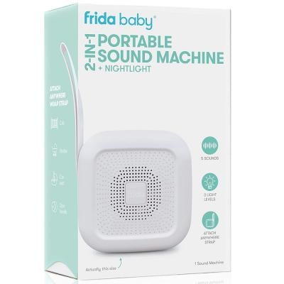 Fridababy 2 in 1 Portable Sound Machine Nightlight USB Type C White