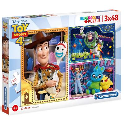 Super Color Puzzle Toy Story 4 Multi Color 3X48Pcs, 25242