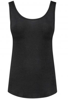 Nooboo NB_WS_BKM Luxe Bamboo  Mom Black Singlet, Size M