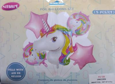 Smart Unicorn Themed Foil Balloon, Fs120