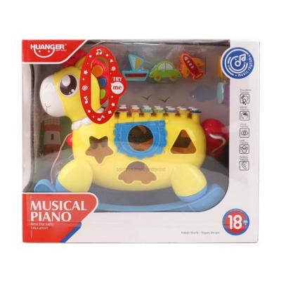 Huanger HE8024 Music Pony Xylophone Baby Yellow