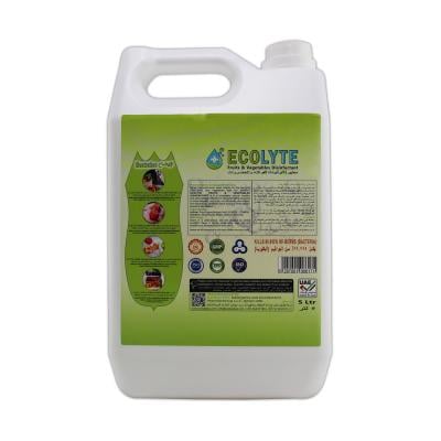 Ecolyte Plus Fruits & Vegetables Disinfectant 100% Natural 5 Litre, ECO-F&V-5LTR