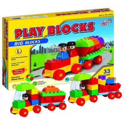 Virgo Toys Play Blocks Highway Vehicle Set Multicolor