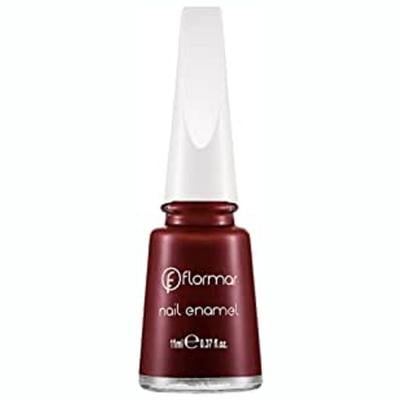 Flormar FLR0CNE385 Classic Nail Enamel with New Improved Formula and Thicker Brush 385 Red Velvet