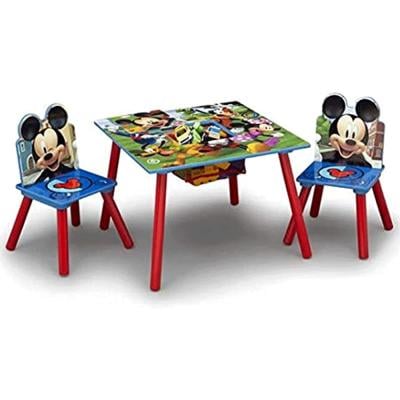 Delta Children TT87375MM Disney Mickey Mouse Table and Chair Set With Storage
