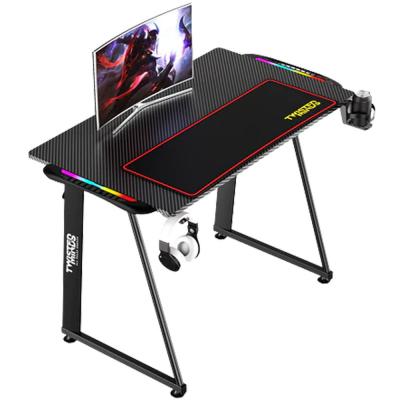 Twisted Minds TM-A-1060-RGB A Shaped Gaming Desk with RGB Light Multicolor