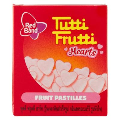 Red Band Tutti Frutti Heart Fruit Pastilles 15g
