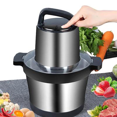 Food Chopper, Meat Blender, 1000W, With 6L Stainless Steel Bowl, For Meat/Vegetable/Rice Cereal/Milk Shake/Onions/Fruits/Egg /Chilli