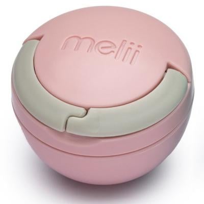 Melii 10700 Pacifier Pod Pink and Grey 2 Pack