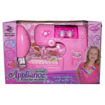 Zefeng Toys 2030A Sewing Machine Light Up Toy Pink with White