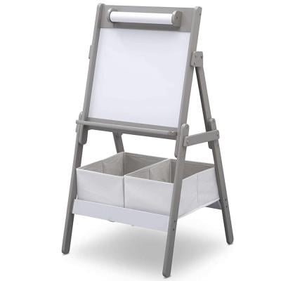 Delta Children TE87602GN-207 Kids Whiteboard Dry Erase Easel With Paper Roll And Storage