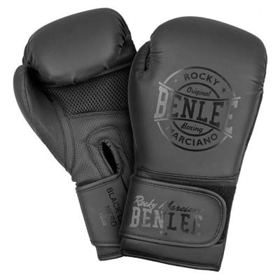 Benlee Artificial Leather Boxing Gloves 14 OZ Black, 20020288-101