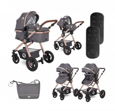 Lorelli Premium 10021292186 Baby Stroller Alexa Set Opaline Rey Elephants