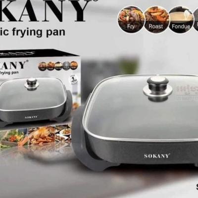 Sokany Electric Frying Pan SK-2005 Non Stick Multi Gear Control Fry Pan Multicookers 1500W