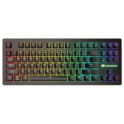 Cougar CGR-WM1SB-PUTRGB Puri TKL RGB Red Mechanical Gaming Keyboard Black
