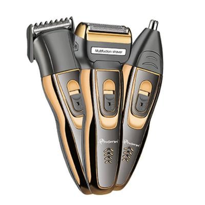 Progemei Waterproof 3 in 1 Hair Clipper and Trimmer -Assorted