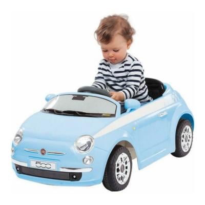 Rechargeable Licensed Ride On Fiat 500 Blue