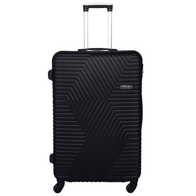 Siddique JNX01-20 Lightweight Luggage Bag 20 Inches, Shine Black