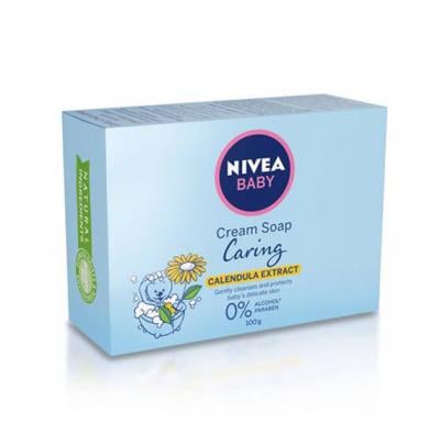 Nivea Baby Cream Soap Caring 100g 80500 ,BBB0002
