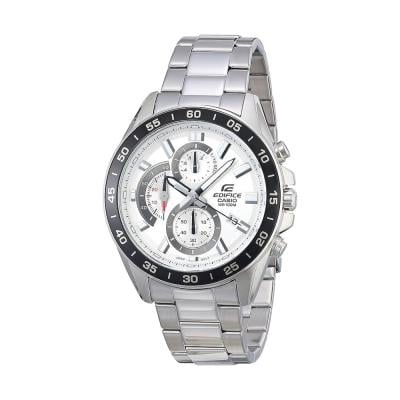 Casio Edifice EFV-550D-7AVUDF Men Chronograph Watch Silver Stainless Steel