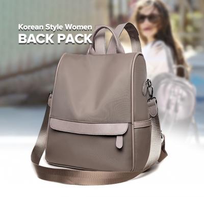 Korean Style Women Back Pack  WB19-30 - Grey