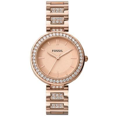 Fossil BQ3181 Analog Rose Gold Dial Womens Watch