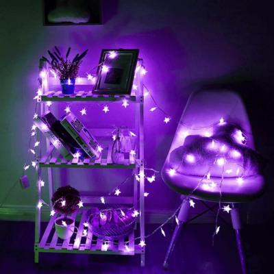 6M 30pcs Star LED String Light Decorative Light for Indoor Color Purple, L31-14