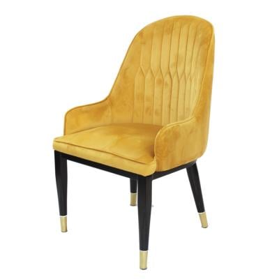 Jilphar Reupholstery ArmRest Dining Chair/Powder Coated metal legs JP1081A