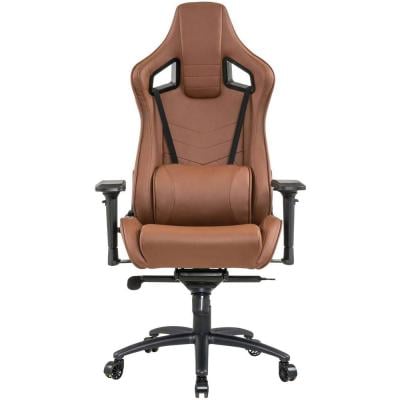 XFX XF-CHGA-IZZ10CO Faux Leather Rustic Gaming Chair, Brown
