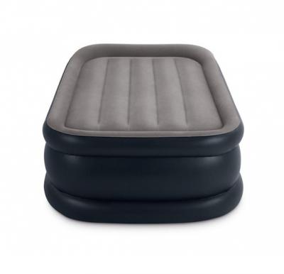 Intex -Twin deluxe pillow rest raised airbed (w/220-240v bulit-in pump),64132