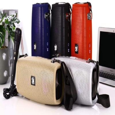 MP K1 Super Bass Portable KTV Wireless Speaker with Cord Microphone