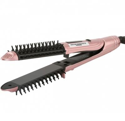 Olsenmark  2 In 1 Hair Straightener WIth Brush - OMH4006