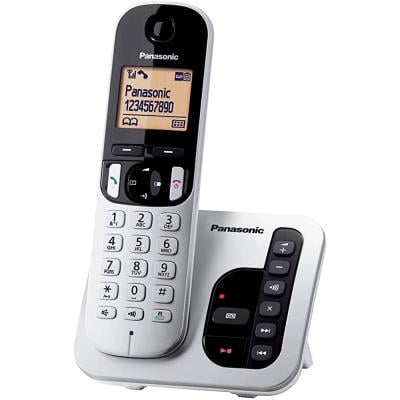 Panasonic KX-TGC220UE1 DECT Cordless Phone with Digital Answering System Nuisance Call Block 1 Handset Silver