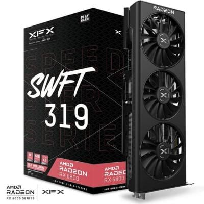 XFX Speedster SWFT 319 AMD Radeon RX 6800 CORE Gaming Graphics Card with 16GB GDDR6 AMD RDNA 2