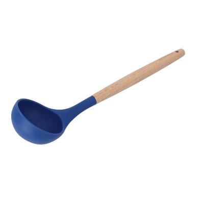 Royalford RF10649 Silicone Soup Ladle Blue 1X100