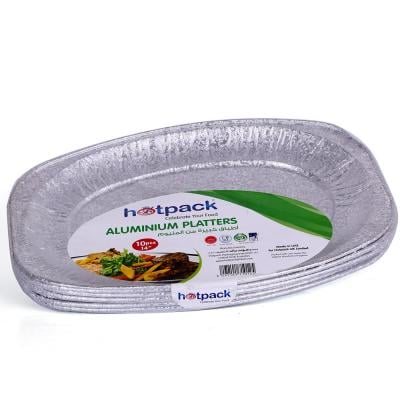 Hotpack Aluminum Platter 6586 Small 14 inch, 10 Piece - PA6586