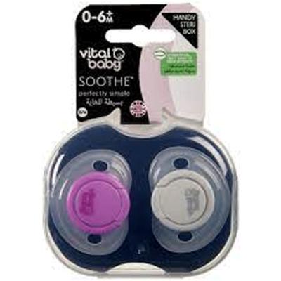 Vital Baby Soothe Perfectly Simple 2pk Girl, 0 To 6 Months