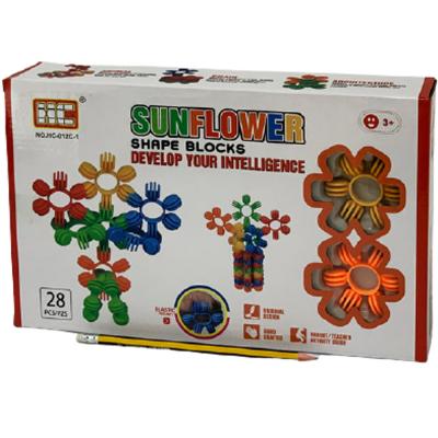 Sunflower Shape Blocks HC-012C-1, Multicolour