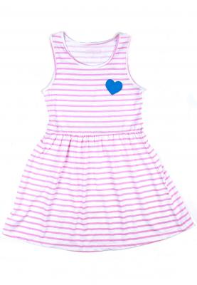 Tradinco Girls Frock Pink and Lines